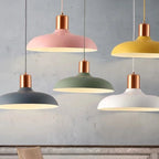 Nordic Creative Macaron Color 1-light Pendant Light BulbSquare