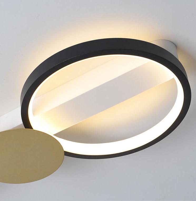 Modern Circle LED 3/4/5 Light LED Flush Mount Track Light Lumendat