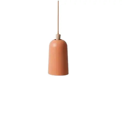 Modern Macaron Cylinder Aluminum 1-light Pendant Light BulbSquare