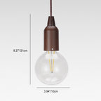 Retro Portable Waterproof Wood Round Cone Battery USB 1-Light Camping Outdoor Light Lumendat