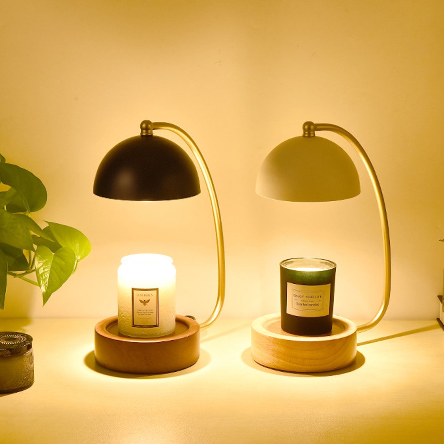 Japanese Creative Timing Dimming 1-Light Melting Wax Table Lamp Lumendat