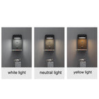 Modern Iron Square LED USB Rechargeable Wall Sconce Lamp