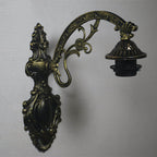 Tiffany European Half Round Glass 1-Light Wall Sconce Lamp