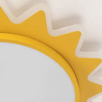 Creative Cartoon Sun Shaped LED Flush Mount Ceiling Light Lumendat