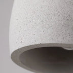 Minimalist Cement Dome 1-light Pendant Light BulbSquare