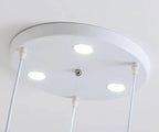 Contemporary Nordic Gradient Glass Metal Orb 1/3 Light Island Light Chandelier for Living Room Lumendat