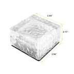 Solar LED Ice Brick Waterproof Glass Ground Light Garden Light Lumendat