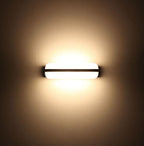 Retro Cylinder Ring LED 1/2 Light Waterproof Wall Sconce Lamp