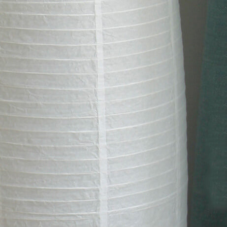 Nordic Minimalist Rice Paper Column 2-Light Standing Floor Lamp Lumendat