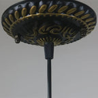 Vintage Stained Glass Petal 1-light Pendant Light Lumendat