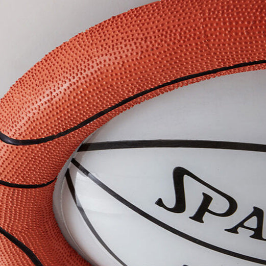 Creative Resin Basketball LED Flush Mount Ceiling Light BulbSquare