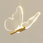 Minimalist Acrylic Butterfly LED Pendant Light Lumendat