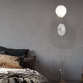 Contemporary Creative Cartoon Bear Balloon Iron Resin Glass 1-Light Wall Sconce Lamp For Bedroom Lumendat