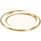 Modern Light Luxury Golden Circle LED Flush Mount Ceiling Light Lumendat