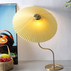 Retro Pleated Umbrella Shaped 1-Light Decorative Table Lamp Lumendat