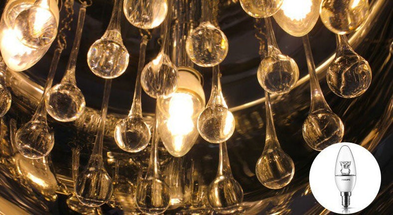 Modern Glass Shade Crystal Hanging 6-light Chandelier