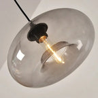 Creative Colored Glass Oval 1-light Pendant Light Lumendat