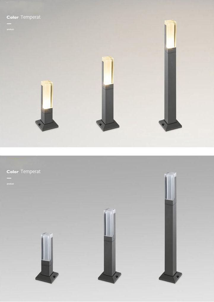 Lawn Light Column Acrylic LED Outdoor Waterproof Garden Light Lumendat