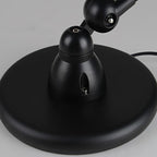 Vintage Industrial Iron Mechanical Long Arm 1-Light Table Lamp Lumendat