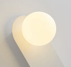 Nordic Minimalist Glass Ring Base 1-Light Wall Sconce Lamp