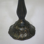European Tiffany Yellow Baroque Glass 1-Light Table Lamp Lumendat