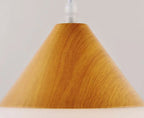 Nordic Wood Grain Glass Cone Shaped 1-light Pendant Light Lumendat