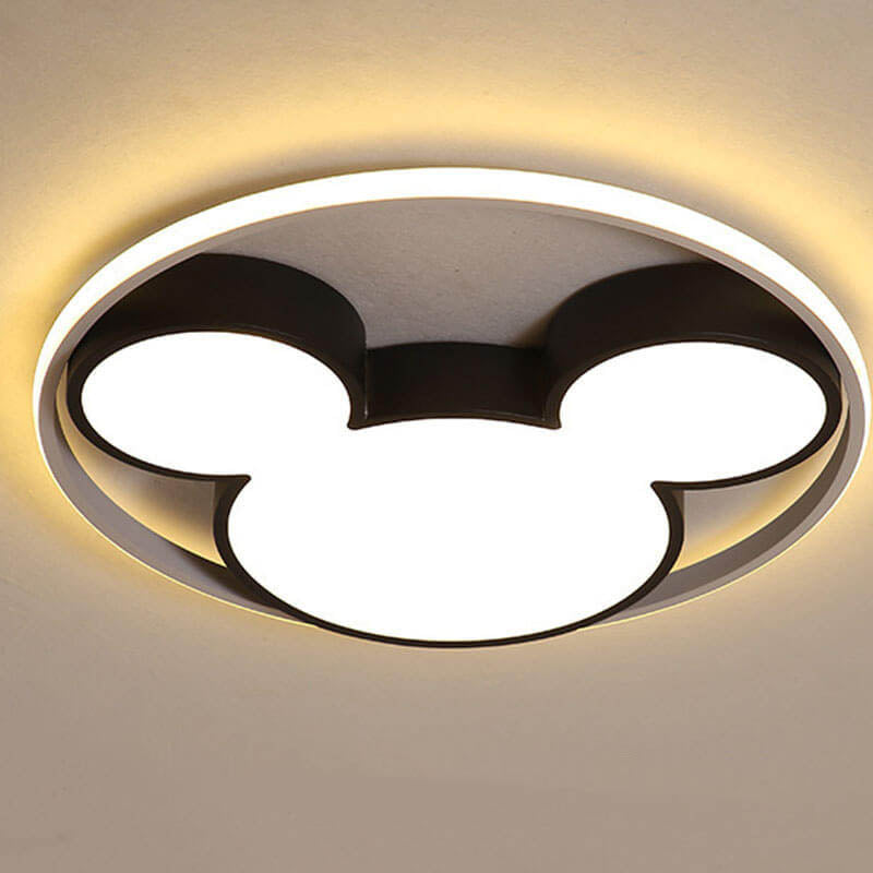 Lumendat Cartoon Mouse LED Flush Mount Ceiling Light Lumendat