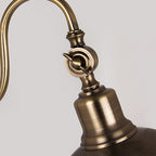 Industrial Retro Gold Iron Long Arm 1-Light LED Table Lamp Lumendat