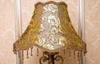 European Vintage Fabric Antique 1-Light Table Lamp Lumendat