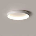 Modern Minimalist Round Aluminum Acrylic LED Flush Mount Ceiling Light Lumendat
