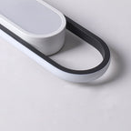 Nordic Minimalist Long Bar Ring LED Flush Mount Ceiling Light Lumendat