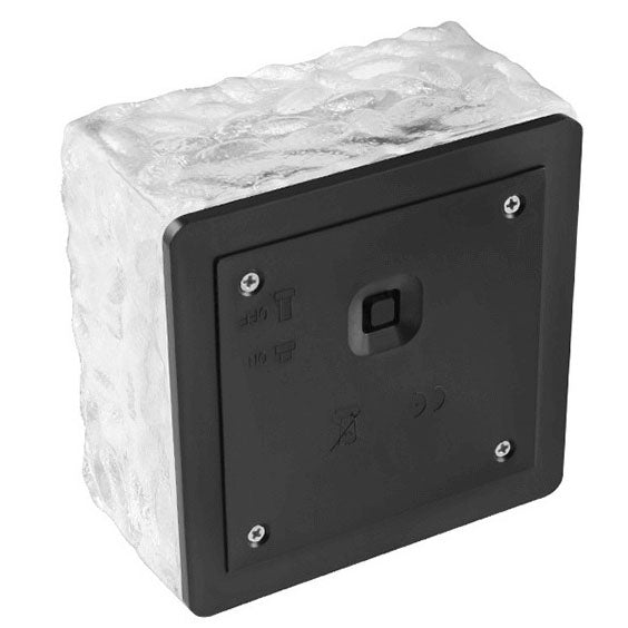 Solar LED Ice Brick Waterproof Glass Ground Light Garden Light Lumendat