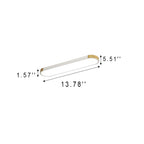 Modern Minimalist Rectangular Ring LED Flush Mount Ceiling Light BulbSquare