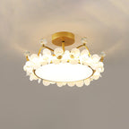 Lumendat Modern Light Luxury Crown Children LED Flush Mount Ceiling Light Lumendat