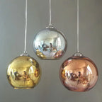 Modern Creative 3d Colorful Fireworks Glass 1-light Dome Pendant Light Lumendat