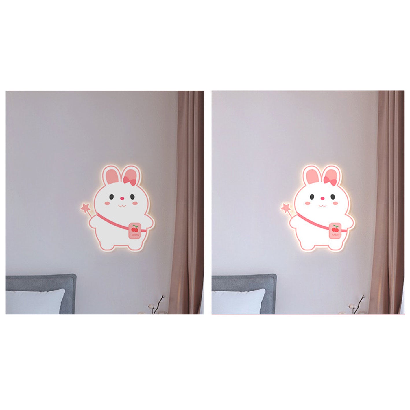 Lumendat Creative Cartoon Rabbit Unicorn Kids LED Wall Sconce Lamp Lumendat