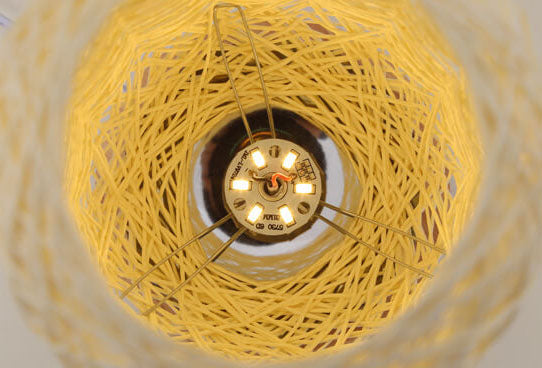 Creative Twine Rattan Ball LED Dimmable Decorative Night Light Table Lamp Lumendat