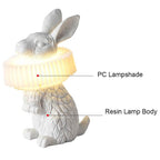 Modern Creative Resin Rabbit LED 1-Light Table Lamp Lumendat