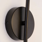 Modern Minimalist Glass Cylindrical Shade Bending Arm 1-Light Wall Sconce Lamp