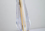 Modern European Textured Glass Dome Shade 2-Light Table Lamp Lumendat