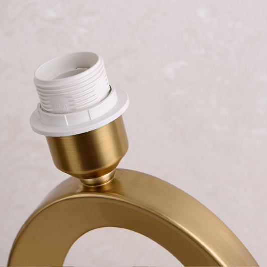 Modern Luxury Fabric Ring Base 1-Light Table Lamp Lumendat