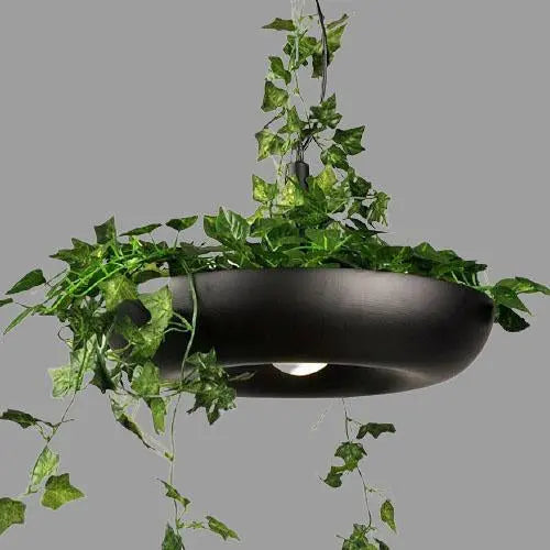 Modern Creative Refreshing Circle Plant 1-light Pendant Light Lumendat