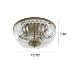 Vintage Round Crystal 4/6 Light Flush Mount Ceiling Light Lumendat