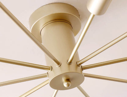 Modern Branches Metal 6/8/10-light Semi-flush Mount Ceiling Light