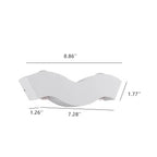 Modern Aluminum Wave LED Waterproof Outdoor Wall Sconce Lamp Lumendat