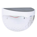 Solar Semi Circle Outdoor Waterproof Light Shadow Fence Wall Sconce Lamp Lumendat