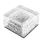 Solar LED Ice Brick Waterproof Glass Ground Light Garden Light Lumendat