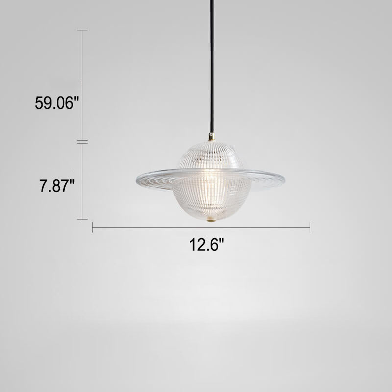 Nordic Glass Creative Planet Design LED Pendant Light
