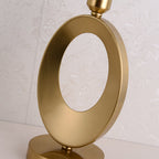 Modern Luxury Fabric Ring Base 1-Light Table Lamp Lumendat