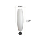 Nordic Minimalist Rice Paper Column 2-Light Standing Floor Lamp Lumendat